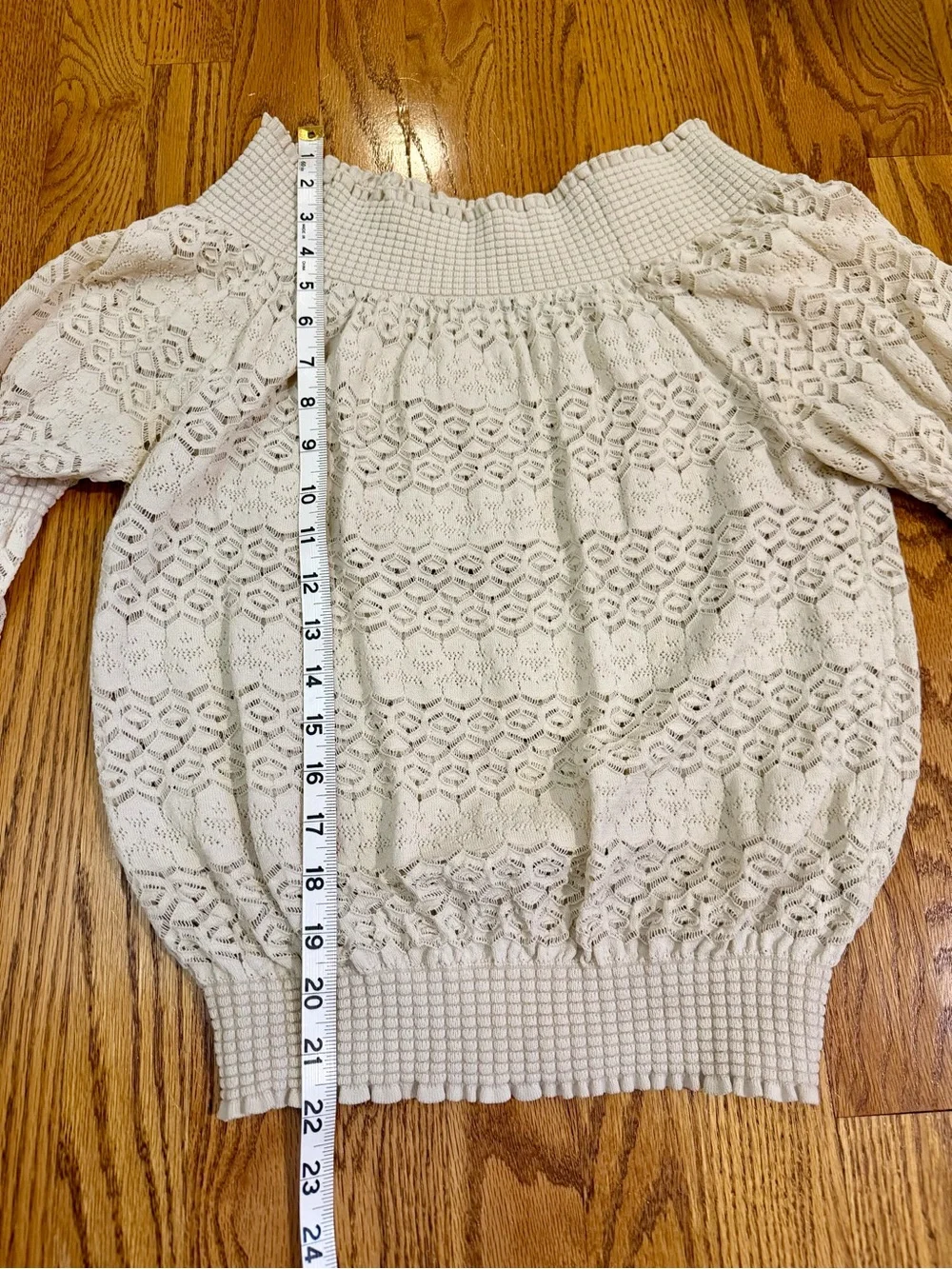 Zara Romantic Off Shoulder Top